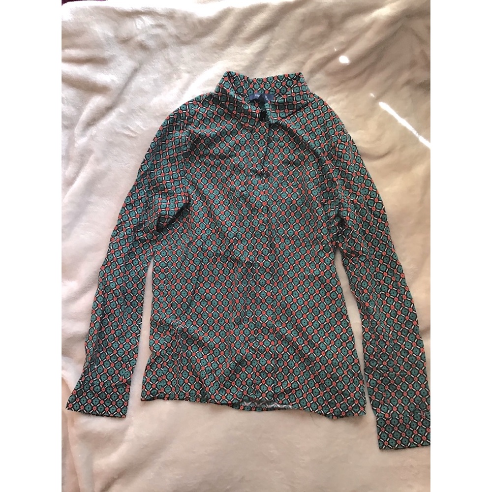 1970s inspired button down